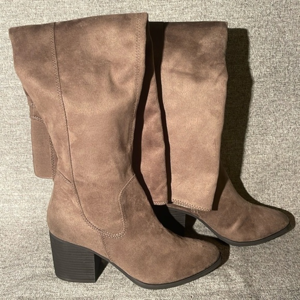 BP Faux Leather Knee Boots. NWT